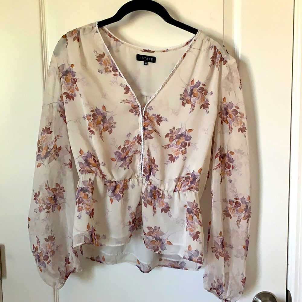 1.State floral blouse